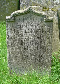 Nicholas Whitfield gravestone