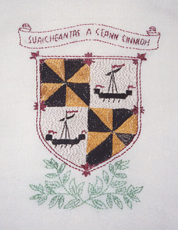 Clan Campbell embroidery